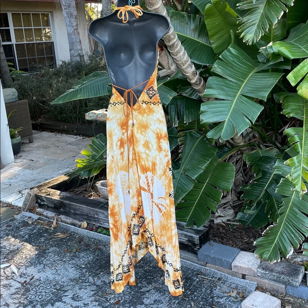 scarf or handkerchief batik embroidered dress